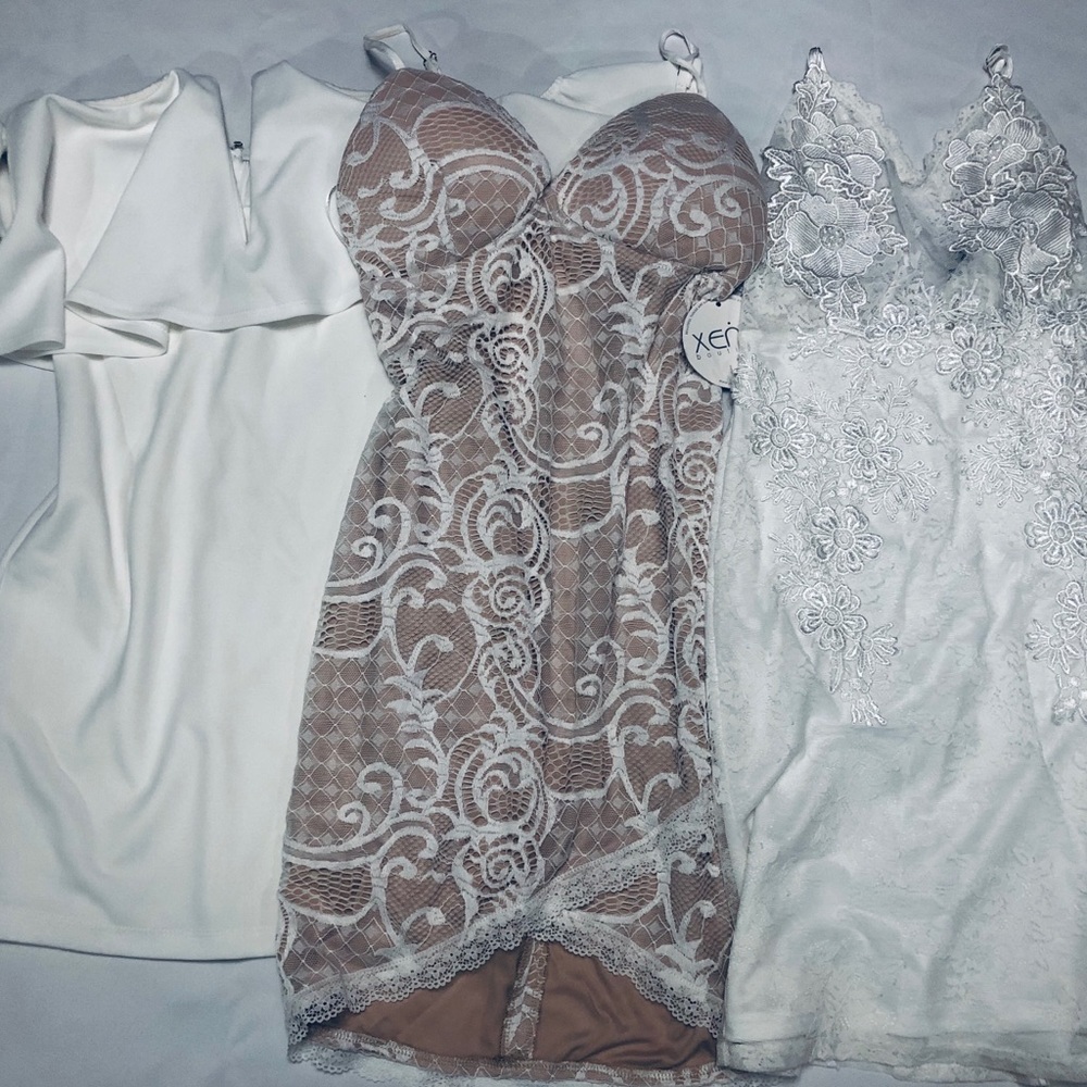 Cute little white dress bundle